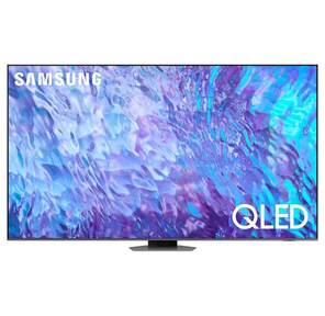 Телевизор QLED Samsung 98" QE98Q80CAUXRU Series 8 серебристый 4K Ultra HD 100Hz DVB-T2 DVB-C DVB-S2 USB WiFi Smart TV