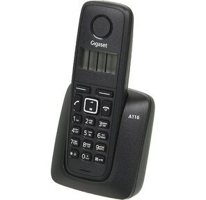 Р / Телефон Dect Gigaset A116 черный АОН