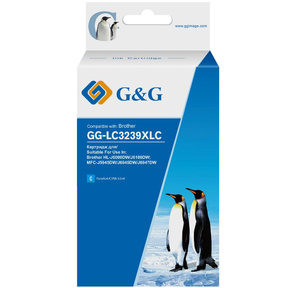 Картридж струйный G&G GG-LC3239XLC голубой  (52мл) для Brother HL-J6000DW / J6100DW