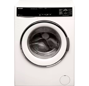 Стиральная машина Sharp ES814RW,  597х845х557 мм.,  фронтальная загрузка,  cтирка до 8 кг,  электронное управление,  отжим при 1400 об / мин,  защита от протечек,  пр-во Турция