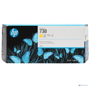 Картридж /  HP 738 300-ml Yellow DesignJet Ink Cartridge
