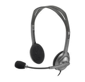 Headset Logitech H110  (20-20000Hz,  mic,  2x3.5mm jack,  1.8m)
