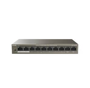 IP-COM F1110P-8-63W Коммутатор неуправляемый PoE,  10 портов,  10x100 Мбит / с,  PoE 8х30 Вт,  2хUplink,  настольный