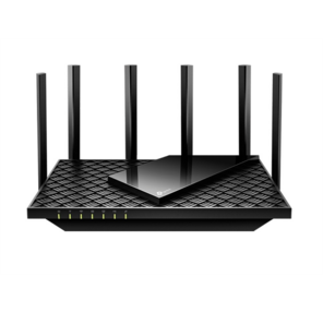 Двухдиапазонный Wi Fi 6 роутер TP-Link Archer AX73,  AX5400 до 574 Мбит / с на 2, 4 ГГц + до 4804 Мбит / с на 5 ГГц,  6 антенн,  1 гигабитный порт WAN + 4 гигабитных порта LAN,  порт USB 3.0