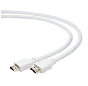 Кабель HDMI Cablexpert CC-HDMI4-W-6,  19M / 19M,  v2.0,  медь,  позол.разъемы,  экран,  1.8м,  белый,  пакет