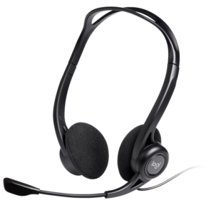 Headset Logitech PC 960 Stereo  ( 20-20000Hz,  mic,  volume control,  USB,  2.4m)