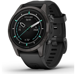 Смарт-часы Garmin Epix Pro Gen 2 Sapphire 30.4мм 1.2" AMOLED корп.черный рем.черный  (010-02802-15)