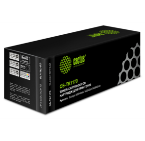 Тонер Картридж Cactus CS-TK1170 черный  (7200стр.) для Kyocera Ecosys M2040dn /  M2540dn / M2640idw