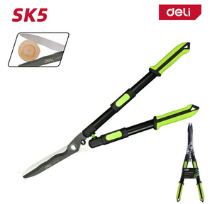 Садовые ножницы Deli DL580324 длина 630-820мм,  телескопическая рукоятка,  лезвие с тефлоновым покрытием,  сталь SK5