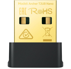 TP-Link Archer T2UB Nano AC600 Ультракомпактный двухдиапазонный Wi-Fi USB-адаптер Bluetooth 4.2