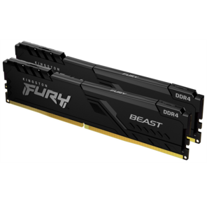 Kingston 32GB 3200MHz DDR4 CL16 DIMM  (Kit of 2) 1Gx8 FURY Beast Black