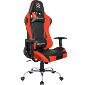 Игровое кресло Azgard Черный / Красный, полиуретан, 60мм DEFENDER