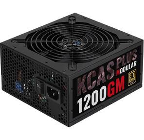Блок питания Aerocool KCAS PLUS 1000GM <1000W,   (20+4+4+4+4) pin,  6x (6+2) pin,  10xSATA,  6xMolex,  14 см,  80+ Gold,  кабель питания,  модульный,  ATX> RTL