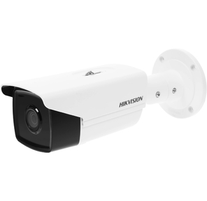 Hikvision 8Мп уличная цилиндрическая IP-камера с EXIR-подсветкой до 80м 1 / 2, 5" Progressive Scan CMOS; объектив 8мм; угол обзора 40°; механический ИК-фильтр; 0.01лк@F1.2; сжатие H.265 / H.265+ / H.264 / H.2