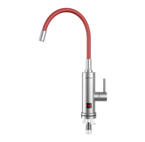 Проточный электрический водонагреватель Thermex Ruby 3000,  кран,  серебристый