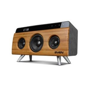 SVEN АС HA-930,  бамбук  (30 Вт,  Bluetooth,  FM,  USB,  LED-дисплей,  2200мА*ч)