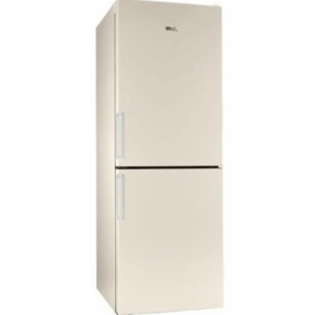 Холодильник Stinol STS 167 E бежевый двухкамерный 195 / 104 л морозилка снизу