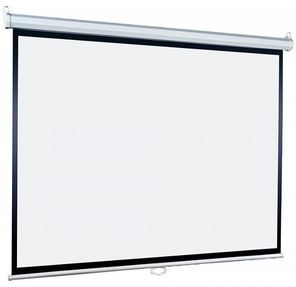 Lumien Eco Picture [LEP-100107] Настенный экран  153х153см  (рабочая область 147х147 см) Matte White восьмигранный корпус,  возможность потолочн. / настенного крепления,  уровень в комплекте,  1:1  (треуголь