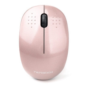 Гарнизон Мышь беспров. GMW-440-3,  розовый,  1000 DPI,  2 кн.+ колесо-кнопка