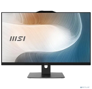 MSI Modern AM272P 12M AiO 27" FHD  (1920x1080)IPS AG Non-touch,  Core i7-150U  (1.8GHz),  32GB DDR5 (2x16GB), 1TB SSD M.2, Intel UHD, WiFi, BT, camera, WirelessKB&mouse Eng / Rus, NoOS, 1y war-ty, Black