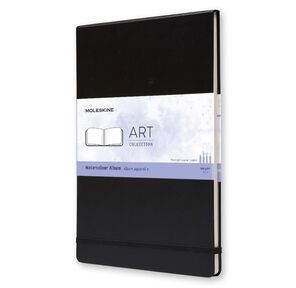 Блокнот для акварели Moleskine CLASSIC WATERCOLOUR ARTBF833 A4 60стр. твердая обложка черный