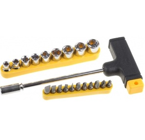 Набор STAYER Отвертка с Т-образной ручкой с насадками,  21 предмет [2540-H20]