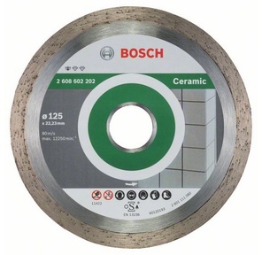 Bosch 125-22, 23 Алмазный диск по керамике  (угловые шлифмашины)