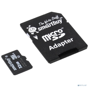 Micro SecureDigital 32Gb Smart buy SB32GBSDCL10-01 {Micro SDHC Class 10,  SD adapter}