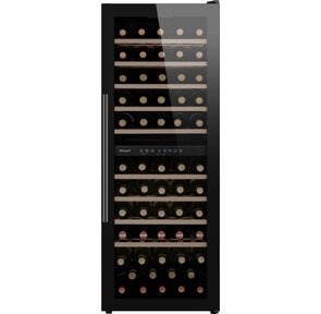 Винный шкаф Weissgauff WWC-77 DB DualZone 1-нокамерн. черный