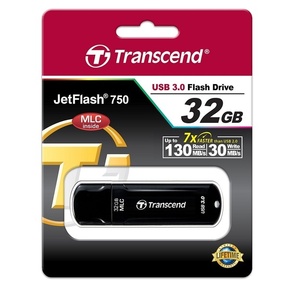 Transcend 32Gb Jetflash 750 TS32GJF750K USB3.0 черный