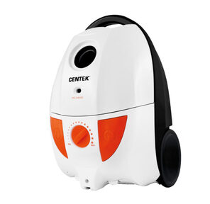 Пылесос Centek CT-2503 мешковый 2000 / 400Вт,  регулятор мощности,  телескоп,  V мешка 2.5л  (белый / оранж)
