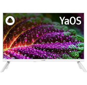 Телевизор LED BBK 24" 24LEX-7245 / TS2C  (W) Яндекс.ТВ Frameless белый HD 60Hz DVB-T2 DVB-C DVB-S DVB-S2 USB WiFi Smart TV  (RUS)