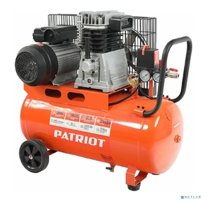 Компрессор Patriot поршневой ременной PTR 50-360I,  360 л / мин,  10 бар,  2200 Вт,  50 л,  быстросъемный 1 / 4"" + ""елочка""
