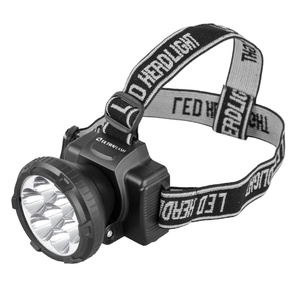 Ultraflash LED5362  (фонарь налобн аккум 220В,  черный,  7LED,  2 реж,  пласт,  бокс)