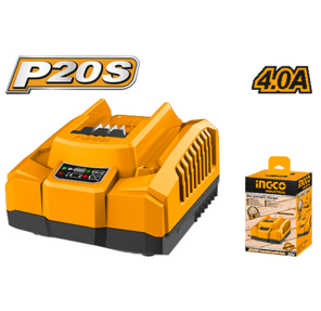 Быстрое интелектуальное зарядное устройство Ingco FCLIFCLI20411,  4А,  20В