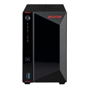 ASUSTOR AS5402T 2-Bay NAS / Media player / Intel Celeron N5105 2.0GHz up to 2.9GHz,  4GB SO-DIMM DDR4,  noHDD (HDD, SSD),  / 2x 2, 5Gb  (LAN) / 3xUSB3.2, HDMI; 90IX01R1-BW3S20