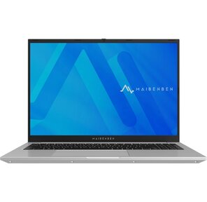Ноутбук Maibenben M16B-R574UM Ryzen 5 7430U 8Gb SSD512Gb AMD Radeon 16" IPS FHD+  (1920x1200) Windows 11 Home silver WiFi BT Cam  (M16B-R574UM0B14HS3E10)
