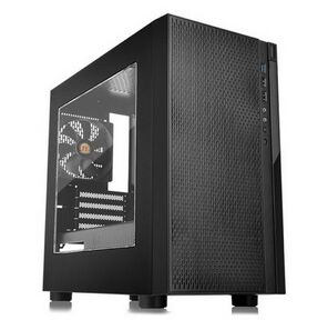 Корпус Thermaltake Versa H18 Window черный без БП mATX 2xUSB2.0 1xUSB3.0 audio bott PSU