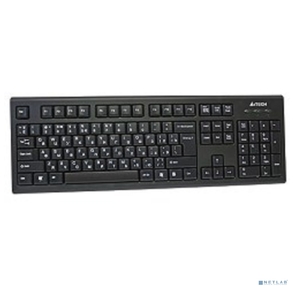Клавиатура A-4Tech KR-85 black USB,  проводная,  104 клавиши [570125]