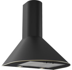 Вытяжка EPSILON 60P-430-P3L BLACK / GOLD ELIKOR