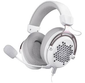 Игровая гарнитура проводная DEFENDER Diomedes white  (USB,  звук 7.1,  легкий,  Redragon)  (71911)