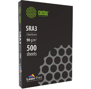 Бумага Cactus CS-LPSRA390500 SRA3 / 90г / м2 / белый / 500л. CIE170% для лазерной печати