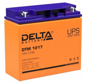 Delta DTM 1217 Battary replacement APC RBC7,  RBC55,  RBC11 12В,  17Ач,  181мм / 77мм / 167мм