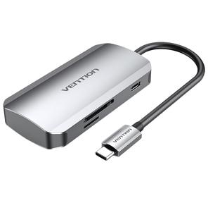 Мультифункциональный хаб Vention USB-C > USB 3.0x3 / SD / TF / PD