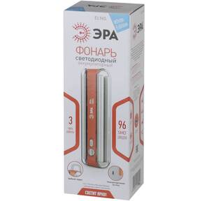 Фонарь Эра EL96S белый / оранжевый лам.:светодиод.  (Б0026988)