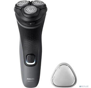 Бритва роторная Philips S1142 / 00 реж.эл.:3 питан.:элек.сеть / аккум. темно-серый