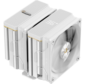 Кулер для процессора Ocypus Iota A62 WH,  2x120mm FAN,  Display Panel,  6 HEAT PIPES,  4-PIN PWM,  500-2000 RPM,  29DBA,  FDB,  LGA115X / 1200 / 1700 / 18XX,  AM4 / AM5