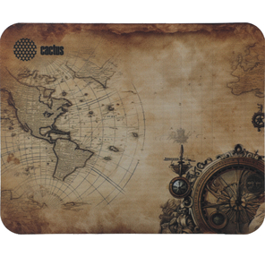 Коврик для мыши Cactus Vintage map 250x200x3мм  (CS-MP-D10S)