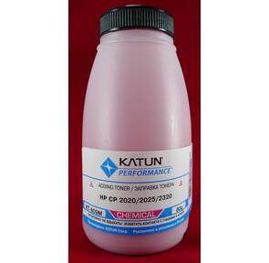 Тонер HP CP2020 / 2025 / 2320 Magenta,  химический  (фл.80г.) Katun фас. России