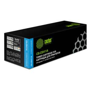 Картридж Cactus CS-CE411A для HP CLJ Pro 300 Color M351  / Pro 400 Color M451 голубой 2 600 стр.